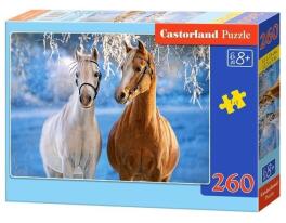 Puzzle 260 Zimowe konie CASTOR