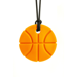 BASKETBALL - Gryzak, Naszyjnik w kształcie Piłki Bejsbolowej - pomarańczowy