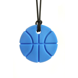 BASKETBALL - Gryzak, Naszyjnik w kształcie Piłki Bejsbolowej - niebieski