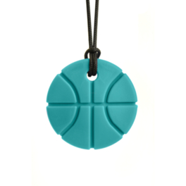 BASKETBALL - Gryzak, Naszyjnik w kształcie Piłki Bejsbolowej - turkusowy
