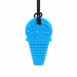 Gryzak naszyjnik ARK Ice Cream w kształcie Loda - błękitny