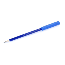 BITE SABER - Gryzak na kredkę lub ołówek - niebieski
