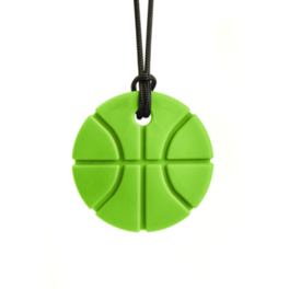 BASKETBALL - Gryzak, Naszyjnik w kształcie Piłki Bejsbolowej - zielony