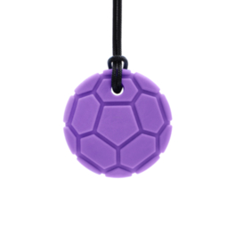 ARK Soccer Ball - Gryzak, Naszyjnik w kształcie Piłki Nożnej - fioletowy