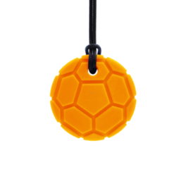 ARK Soccer Ball - Gryzak, Naszyjnik w kształcie Piłki Nożnej - pomarańczowy