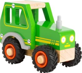 Traktor drewniany