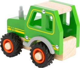 Traktor drewniany