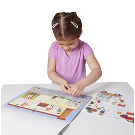 Zestaw kreatywny z naklejkami Moje miasto Melissa & Doug