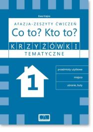 Krzyżówki tematyczne 1 Afazja - Co to? Kto to? ćw.