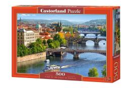 Puzzle 500 View of Bridges in Prague CASTOR