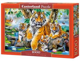 Puzzle 1000 Tigers by the Stream CASTOR