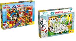 Puzzle dwustronne Plus 60 Klasyka Disney