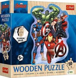 Puzzle 50 konturowe Przygody Avengers TREFL