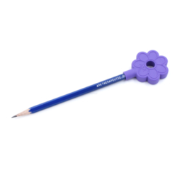 Pencil Flower - Gryzak Kwiatek - na kredkę lub ołówek - fioletowy