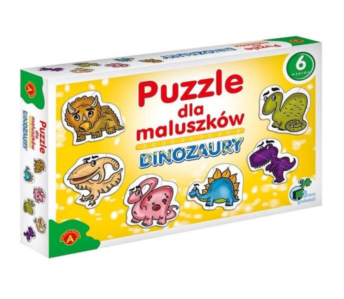 Puzzle dla maluszków - dinozaury ALEX