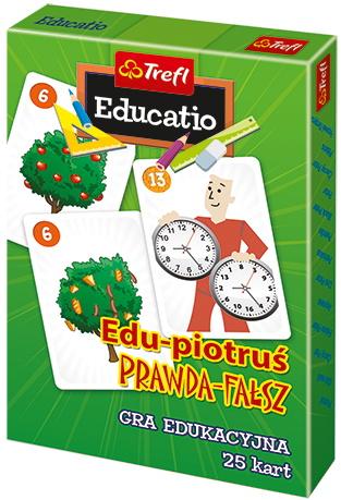 Karty Edu Piotruś - Prawda-fałsz TREFL