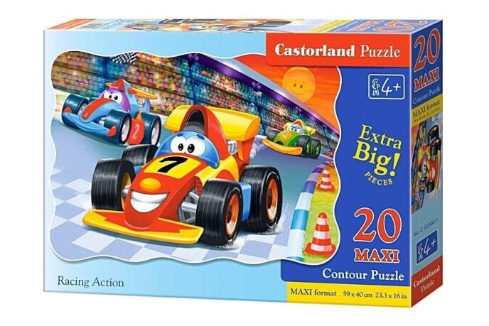 Puzzle 20 maxi - Racing action CASTOR