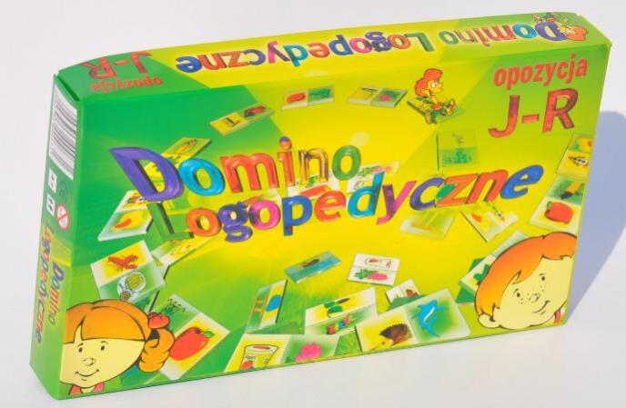 Domino logopedyczne J-R SAMO-POL