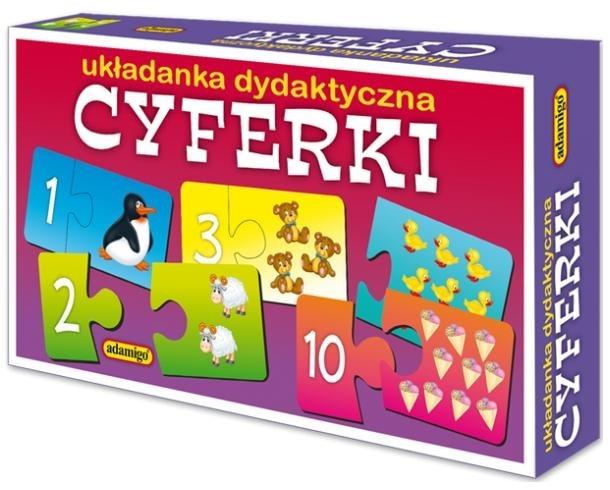 Układanka dydaktyczna - Cyferki