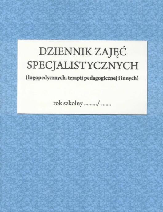 Dziennik zajęć specjalistycznych