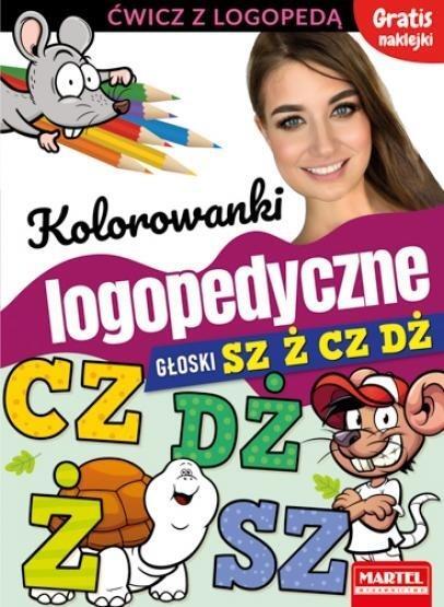 Kolorowanki logopedyczne. Głoski Sz Ż Cz Dż