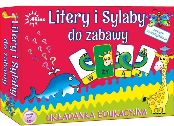 Układanka - Litery i sylaby ABINO