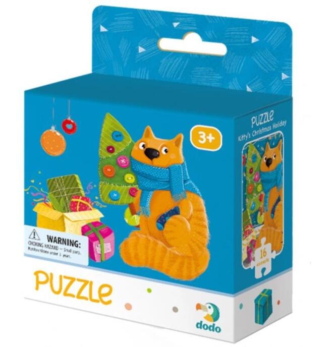 Puzzle 16 Kocie Boże Narodzenie