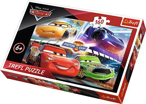 Puzzle 160 Zwycięski wyścig Cars TREFL