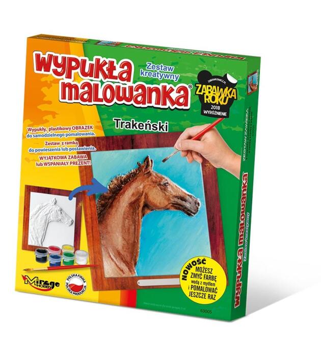 Wypukła malowanka Konie - Trakeński