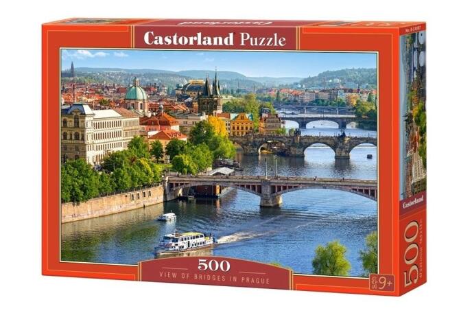 Puzzle 500 View of Bridges in Prague CASTOR