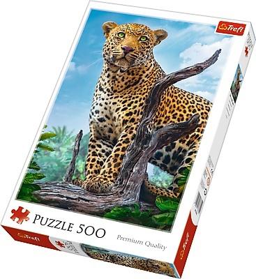 Puzzle 500 Dziki lampart TREFL