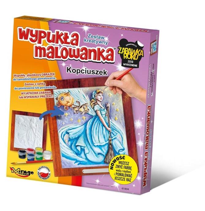 Wypukła malowanka Bajka - Kopciuszek