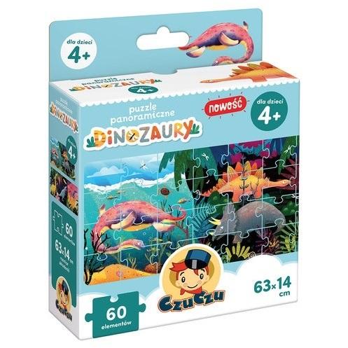 Puzzle panoramiczne Dinozaury