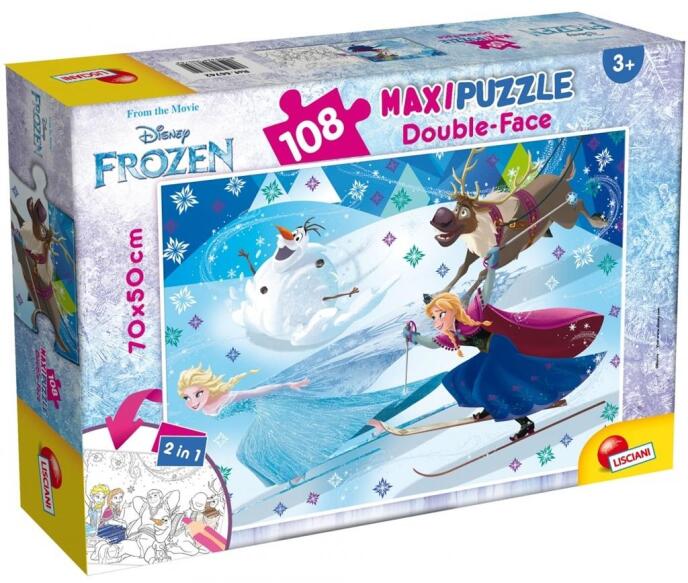 Puzzle dwustronne Supermaxi 108 Frozen