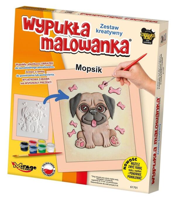 Wypukła Malowanka - Mały Mopsik