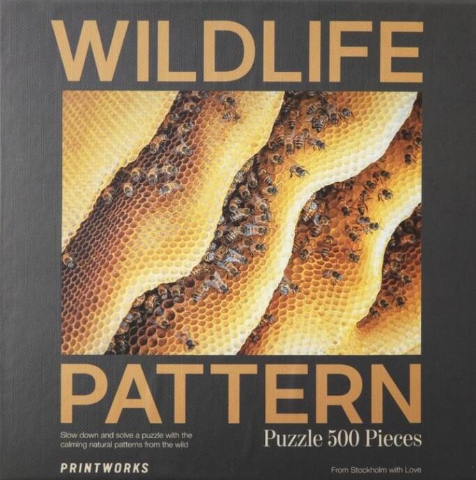 Puzzle 500 Wildlife Pattern Bee