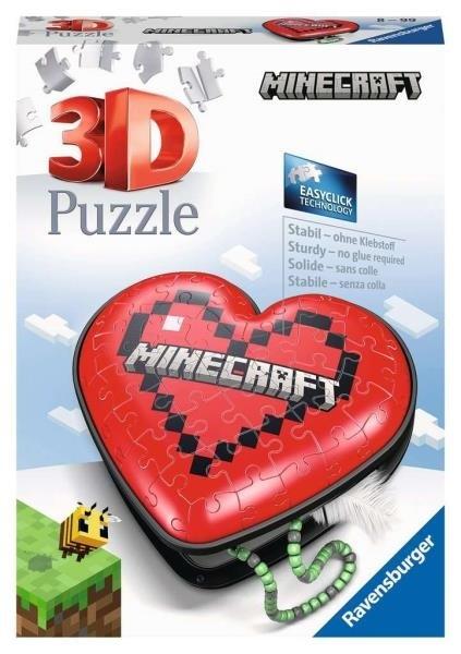 Puzzle 3D 54 Serce Minecraft