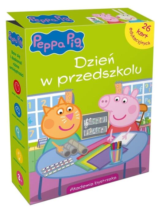 Świnka Peppa. Dzień w przedszkolu karty edu.