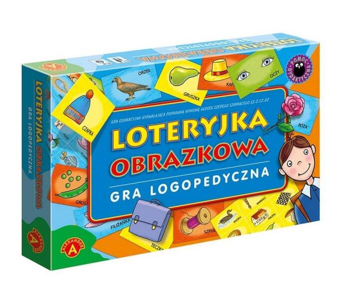 Loteryjka obrazkowa - gra logopedyczna ALEX