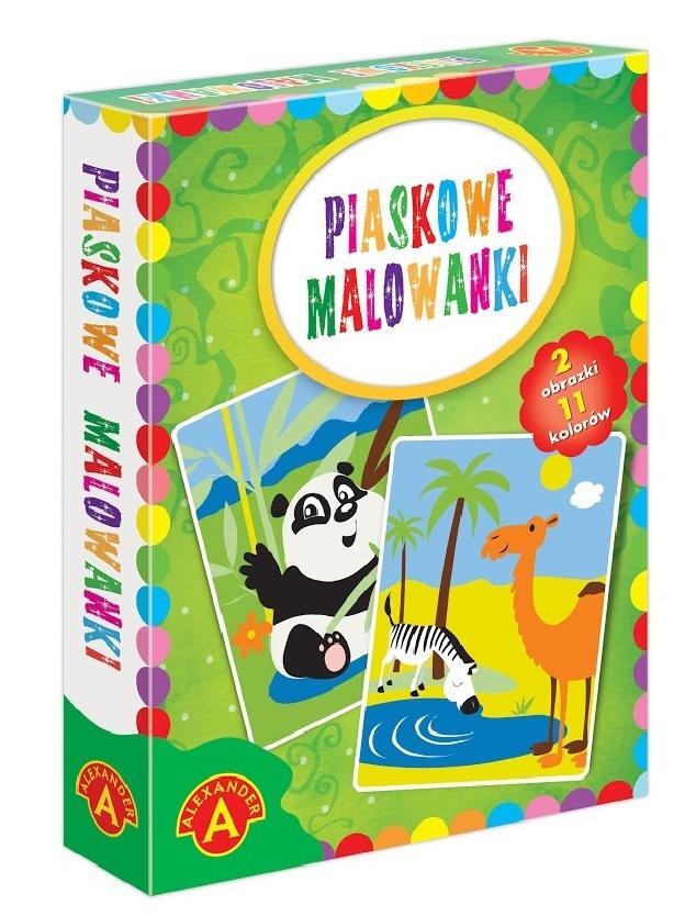 Piaskowe malowanki - Panda i Wielbłąd ALEX