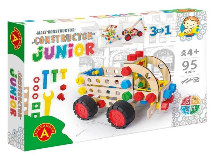 Mały Konstruktor Junior - Truck 3w1 ALEX