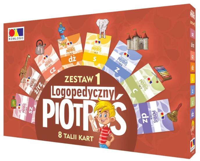 Logopedyczny Piotruś. Zestaw 1