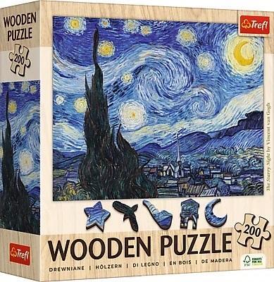 Puzzle drewniane 200 Gwiaździsta Noc TREFL