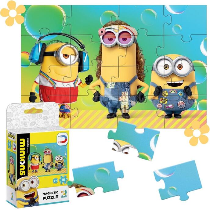 Magnetyczne puzzle Minionki